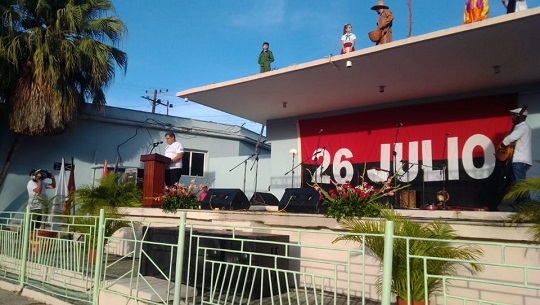 Celebran en Cumanayagua acto provincial por el 26 de julio