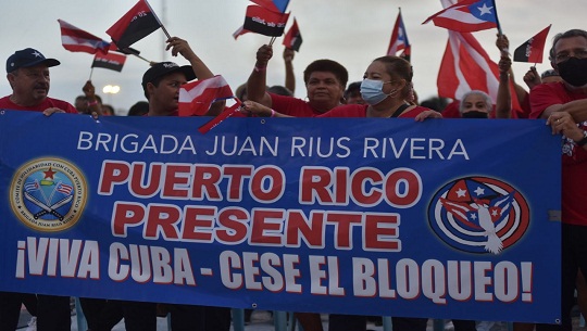 Amigos de Cuba acompañan al pueblo en Día de Rebeldía Nacional
