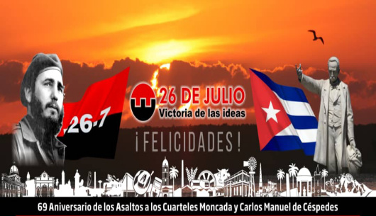 Cienfuegos to celebrate the central act for the 69th anniversary of the Moncada barracks assault