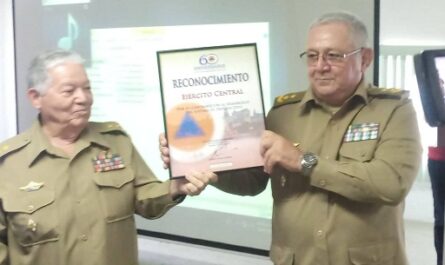 El aniversario sesenta del Sistema nacional de la Defensa civil, en Cuba, fue recordado este jueves, en la provincia de Cienfuegos