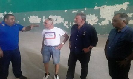 🎧 Constatan directivos del INDER reparación de la Sala Guernica de Cienfuegos