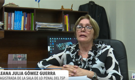 Magistrada de la sala de lo penal del Tribunal Supremo Popular habla del nuevo Código Penal de Cuba