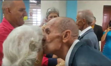 Celebran bodas en el Hogar de Ancianos Rita Suárez del Villar de Cienfuegos