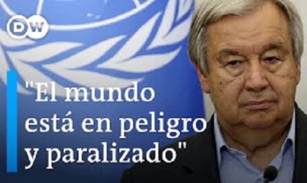 El mundo “está en peligro y paralizado”, sentenció el Secretario General de la ONU
