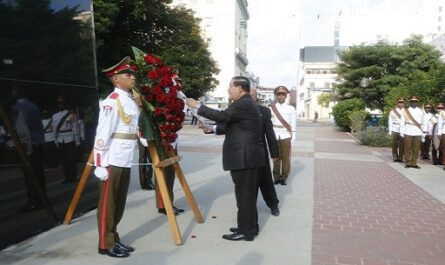 Primer Ministro de Cambodia rindió homenaje a José Martí