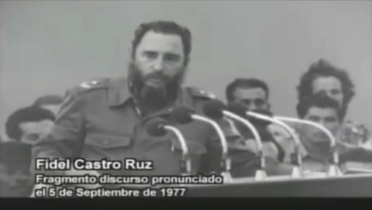 Fragmento de discurso de Fidel Castro en vigésimo aniversario del levantamiento de Cienfuegos
