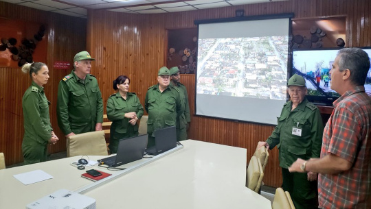 Presidente de Cuba chequea en Pinar del Río acciones de recuperación