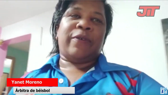 📹 Yanet Moreno, árbitro del béisbol cubano, respalda el nuevo Código de las Familias