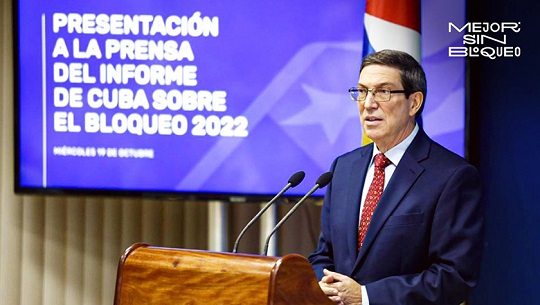 Cuba presents report on the impact of U.S. blockade (+Video)