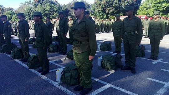 Apoya Contingente José González Guerra de Cienfuegos recuperación en Pinar del Río