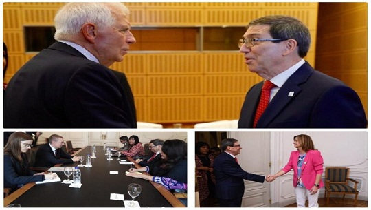 Canciller de Cuba sostiene encuentros bilaterales en Argentina