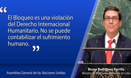 miembro del Buró Político y ministro de Relaciones Exteriores, Bruno Rodríguez Parrilla,