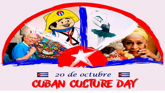 October 20: Cuba celebrates Cuban National Culture Day