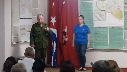 El General de División Ramón Pardo Guerra, Jefe del Estado Mayor Nacional de la Defensa Civil, encabeza la visita de control que inició en Cienfuegos, este lunes, con extensión de tres días para evaluar el cumplimiento de todas las medidas diseñadas para riesgos ante posibles desastres tanto naturales como tecnológicos o sanitarios.