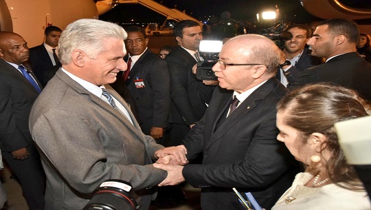 Cuban President Miguel Diaz-Canel pays official visit to Algeria