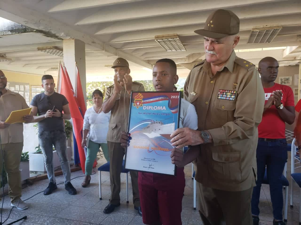 Jan Michel Abreus Vargas, cursa el quinto grado en la Institución Educativa "Onolio Navarro Vasallo" de Cumanayagua.