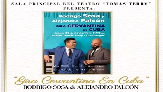 Llegará al Teatro Tomás Terry Gira Cervantina en Cuba