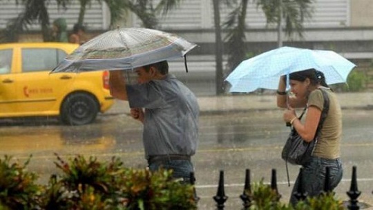 Alertan sobre lluvias en el occidente cubano para este fin de semana