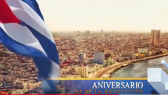 Aniversario 64 del triunfo de la Revolución Cubana