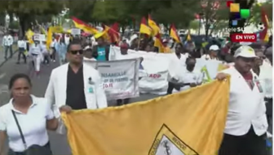 🎧 Marcha Nacional en República Dominicana por una nueva ley de seguridad social