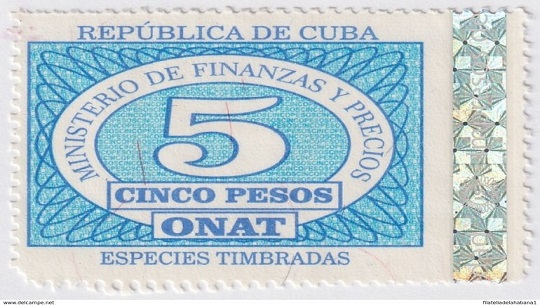 🎧 Venta de sellos de timbre en Cienfuegos