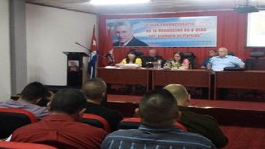 Realizan Pleno del Comité Provincial del PCC en Cienfuegos