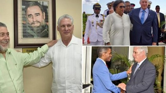 Presidente de Cuba concluyó periplo por países del Caribe