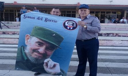 Reconocen labor de la Policía Nacional Revolucionaria, en Cienfuegos