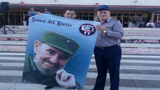 Reconocen labor de la Policía Nacional Revolucionaria, en Cienfuegos