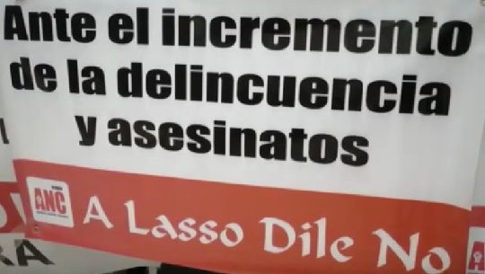 Lanzan en Ecuador campaña de rechazo a consulta popular