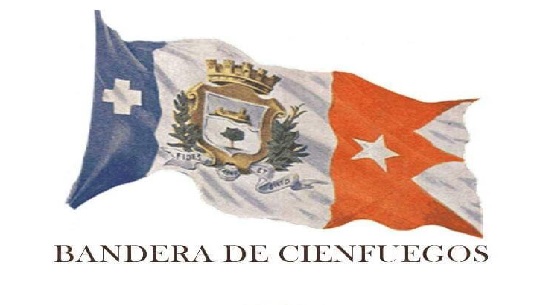 Símbolos de Cienfuegos La bandera