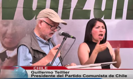 Solidaridad con Cuba y Brasil en Fiesta de los Abrazos en Chile