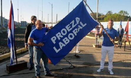 bandera Proeza Laboral UEB GEYSEL Cienfuegos