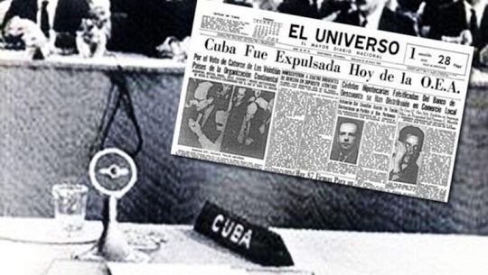 Rememoró Díaz-Canel expulsión de Cuba de la OEA