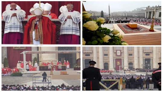 Papa Francisco preside funeral de Benedicto XVI en el Vaticano