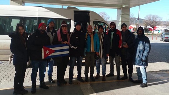 Cubanos en Türkiye continúan dando muestras de solidaridad