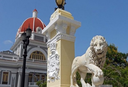 Cienfuegos Jose Marti Park´s lions will be restored in situ