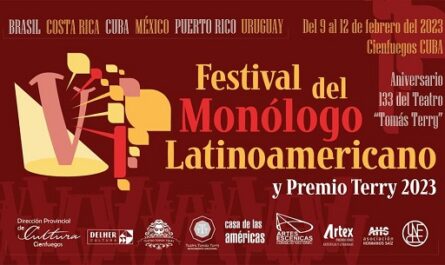 Compiten seis países en Festival del Monólogo y Premio Terry 2023