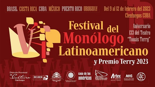 Califican de exitoso quinto Festival del Monólogo Latinoamericano y Premio Terry 2023