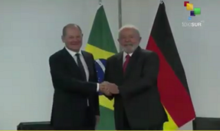 Brasil Lula da Silva ratifica ante canciller alemán neutralidad respecto al conflicto en Ucrania