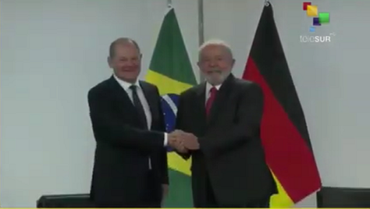Brasil Lula da Silva ratifica ante canciller alemán neutralidad respecto al conflicto en Ucrania