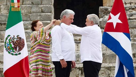 Condecoración a Díaz-Canel alta expresión de amistad cubano-mexicana