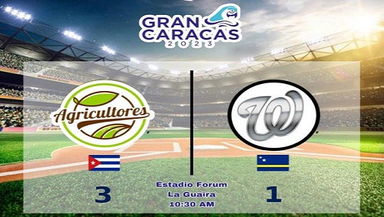 Cuba ganó choque inaugural de la Serie del Caribe de béisbol 2023