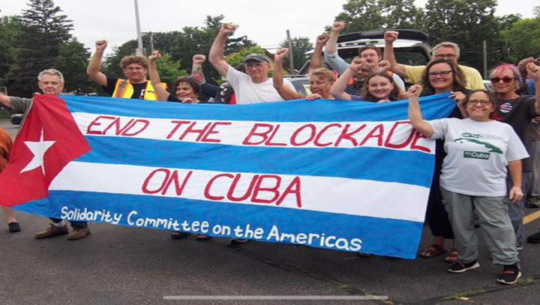 Voces reclamarán el fin del bloqueo de EEUU a Cuba