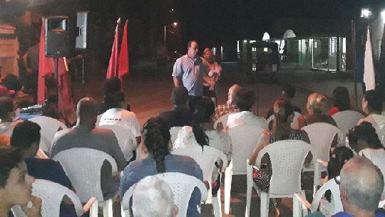 🎧 Visitan candidatos a diputados comunidad Las Minas en Cienfuegos