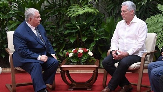 Recibe Díaz-Canel a Igor Sechin, admirable amigo de Cuba