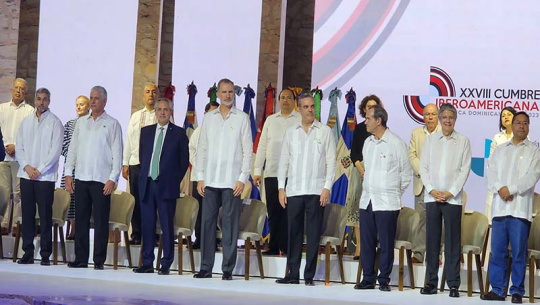 Asiste Díaz-Canel a la inauguración de la XXVIII Cumbre Iberoamericana