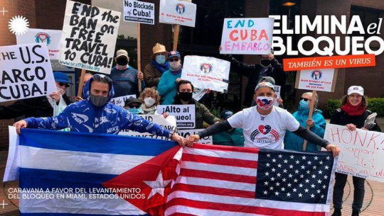 Vuelve caravana mundial por el fin del bloqueo a Cuba