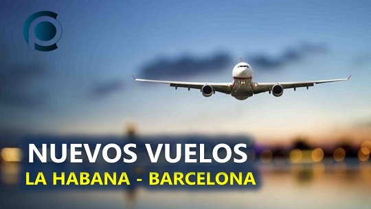 Inauguran ruta aérea entre Cuba y España