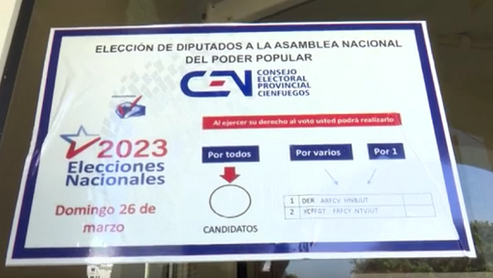 📹 Cienfuegos en elecciones este domingo